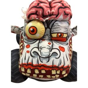 Monster Jam Truckin Pals Zombie Truck Stuffed Plush Toy Brains